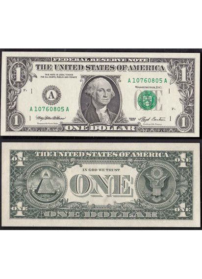 USA 1 Dollaro Anni misti Fior di Stampa George Washington